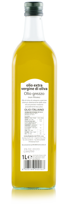 Olio d'oliva Grezzo 750ml
